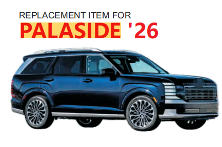 Első sárvédő jobb bal utas oldalsó sárvédő HYUNDAI PALISADE 2026